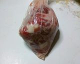 高菜と豚こまの塩麹炒め作り方1写真
