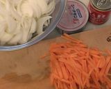 玉ねぎと人参のカレーチーズ炒め作り方1写真