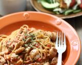 チキントマトクリーム♡パスタ作り方6写真