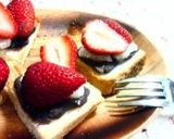 苺大福風★トースト:）□作り方4写真