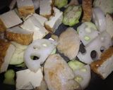 鶏胸肉と蓮根と茄子と厚揚げの醤油麹炒め作り方4写真