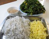 漬物（水菜）＆じゃこのふりかけ作り方1写真