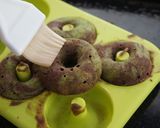 抹茶×ココアのマーブル焼きドーナツ作り方14写真