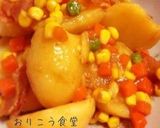 母の味！じゃがいものベーコン煮作り方5写真
