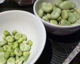 *そら豆のくるみ和え*作り方2写真