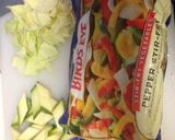 減量中の野菜炒め作り方1写真