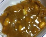 卵がとろ〜っ♡温玉風？！カレー餅ドリア作り方2写真