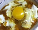 卵がとろ〜っ♡温玉風？！カレー餅ドリア作り方4写真