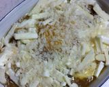卵がとろ〜っ♡温玉風？！カレー餅ドリア作り方5写真