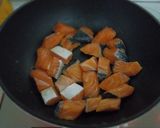 鮭とほうれん草のトマトクリームグラタン作り方2写真