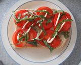 トマトと紫蘇のチーズトースト作り方3写真