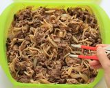 レンチン！ヘルシーのこ牛丼作り方5写真