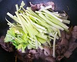牛肉とセロリの味噌ダレ焼き作り方5写真