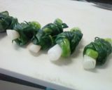 わけぎのマヨチーズ焼き作り方2写真