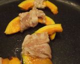 かぼちゃの豚肉巻き②inチーズ♡作り方7写真