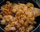 簡単♪キムチ炒飯作り方3写真