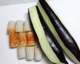 なすと豚肉の重ねロール♬作り方1写真