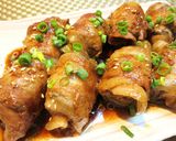 なすと豚肉の重ねロール♬作り方9写真