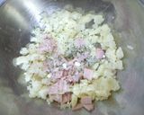 付け合わせやコロッケの具に！ハムポテト♪作り方7写真