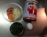 ＊小松菜チャーハン＊作り方1写真