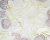 春キャベツと豆腐ハンバーグつみれのスープ作り方5写真