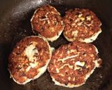鶏挽肉のヘルシー和風ハンバーグ作り方4写真