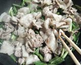 豚バラとニンニクの芽あんかけ♪作り方2写真