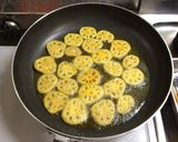 れんこんの揚げ焼き♫カレー味作り方3写真