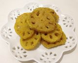 れんこんの揚げ焼き♫カレー味作り方4写真