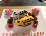 誕生日プレート☆電車作り方5写真