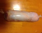 蒸し鶏の昆布茶サラダ作り方1写真