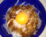 すぐできる！新玉ねぎの玉子のっけ作り方2写真