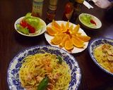 カルボ仕立てのシーフードパスタ作り方21写真