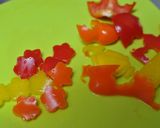 キラキラチーズと野菜のキューブサラダ作り方1写真