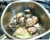 鯛のポワレ。ハマグリソースとイチゴソース作り方6写真