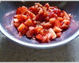 鯛のポワレ。ハマグリソースとイチゴソース作り方16写真