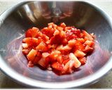 鯛のポワレ。ハマグリソースとイチゴソース作り方15写真