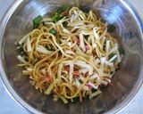 焼きそばチーズのおつまみガレット作り方2写真