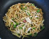 焼きそばチーズのおつまみガレット作り方3写真