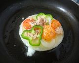 目玉焼きdeなんちゃってピザ♪作り方3写真