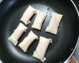 餃子の皮で簡単！ハムとチーズの包み焼き♪作り方8写真