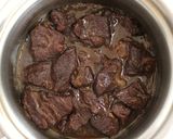 牛ほほ肉の赤ワイン煮~韓国風作り方6写真