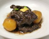 牛ほほ肉の赤ワイン煮~韓国風作り方8写真