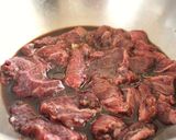 牛ほほ肉の赤ワイン煮~韓国風作り方2写真