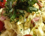簡単焼きたけのことベーコンの旬野菜サラダ作り方3写真