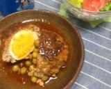 ゆで卵入りハンバーグ作り方6写真
