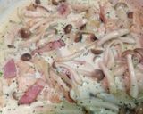 ☆フライパンひとつで豆乳パスタ☆作り方4写真