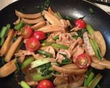 豚肉とれんこんと小松菜のオイスター炒め♬作り方8写真