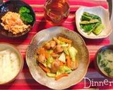 簡単！鶏肉とキャベツのこくうま炒め♡作り方5写真