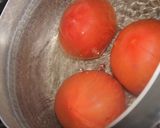 まるごとトマトをぷるぷる白ワインジュレで作り方1写真